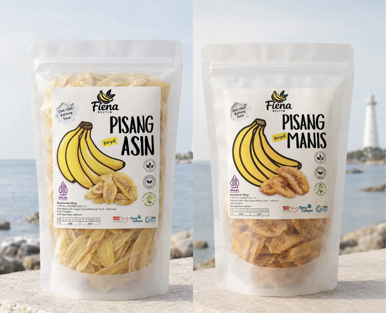 Keripik Pisang Asin dan Manis